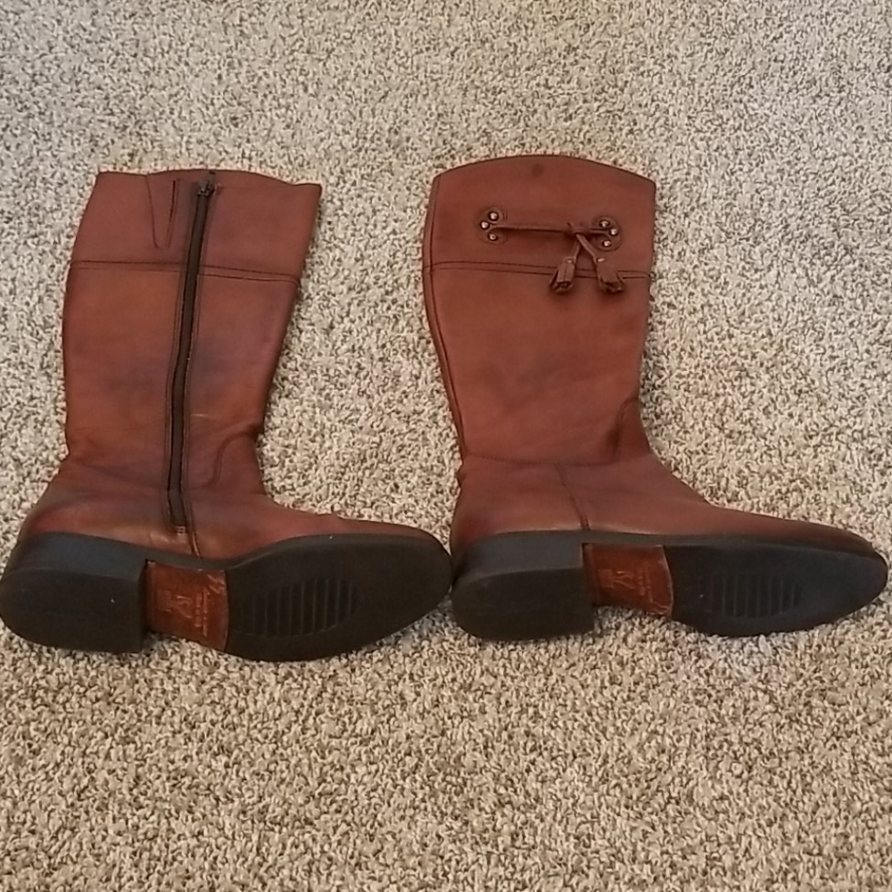 Italian leather boots